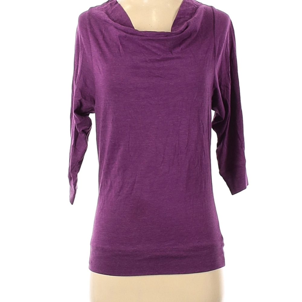 ✨[ATHLETA] cowl neck 3/4 sleeve